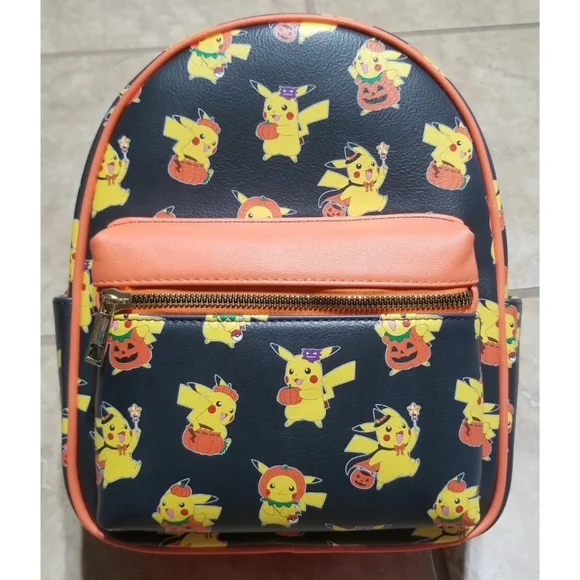 Pokémon Pikachu Halloween Costumes Allover Print Mini Backpack NWT Pokémon Pikachu Halloween Costumes Allover Print Mini  main image 2